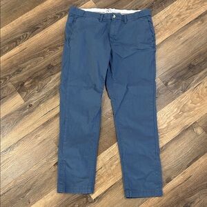 Ben Sherman The Original Slim Fit Pant 98% Cotton Color Blue Size 34 X 32